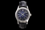TW Factory Patek Philippe Nautilus Annual Calendar Moonphase Blue Dial Watch 40 mm